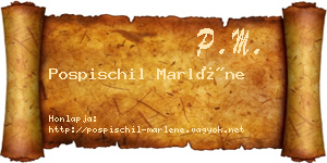 Pospischil Marléne névjegykártya